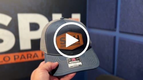 Customer video review of Premium Custom Leather Patch Hats (Wholesale)
