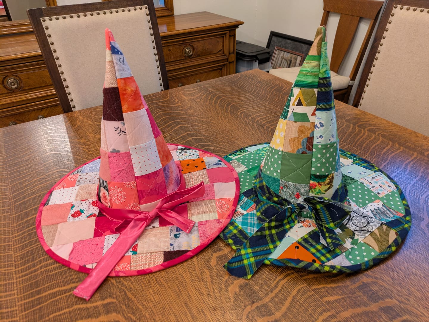 Customer photo review of Spellbound Quilted Witch Hat Sewing Pattern | Digital PDF Pattern