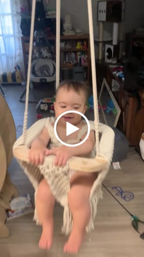 Customer video review of boho bundle - swing & toy basket