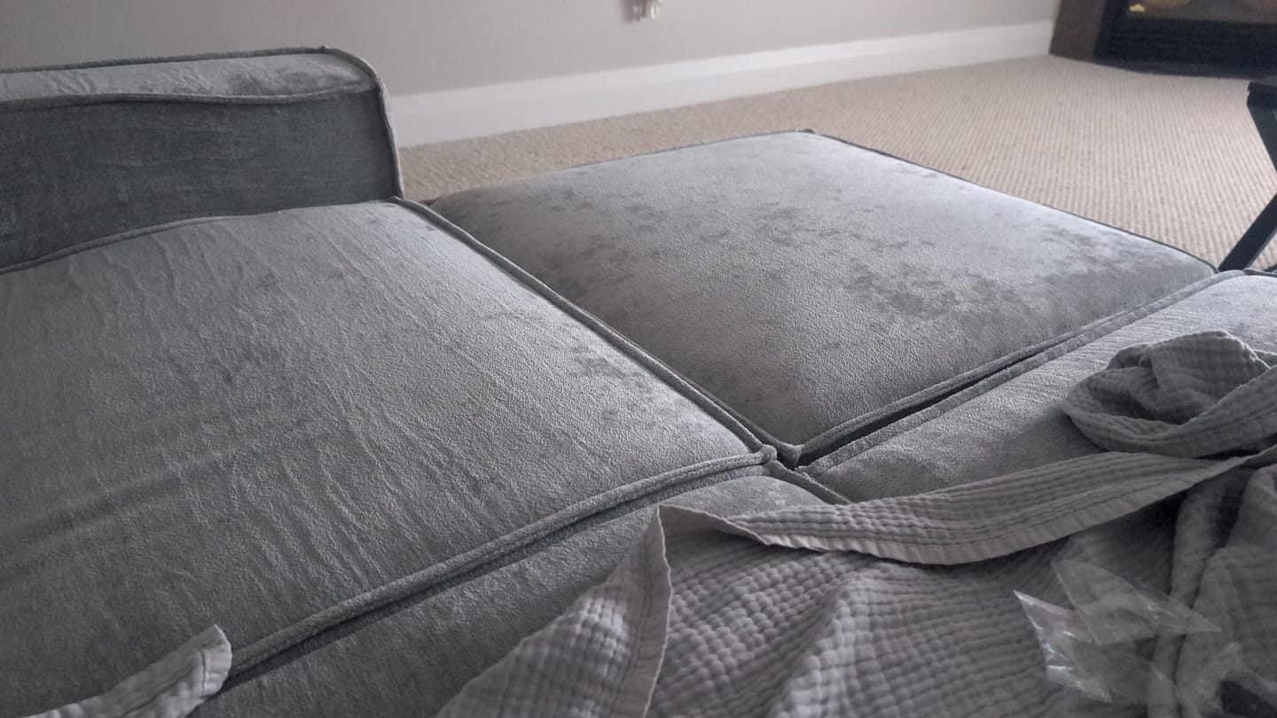 Customer photo review of M1 Ottoman Sofa Seat