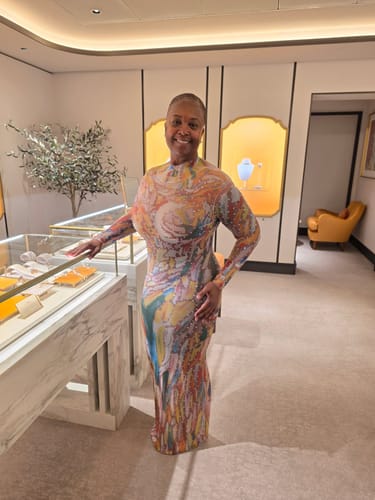 Customer photo review of Venus Sparkle Dress