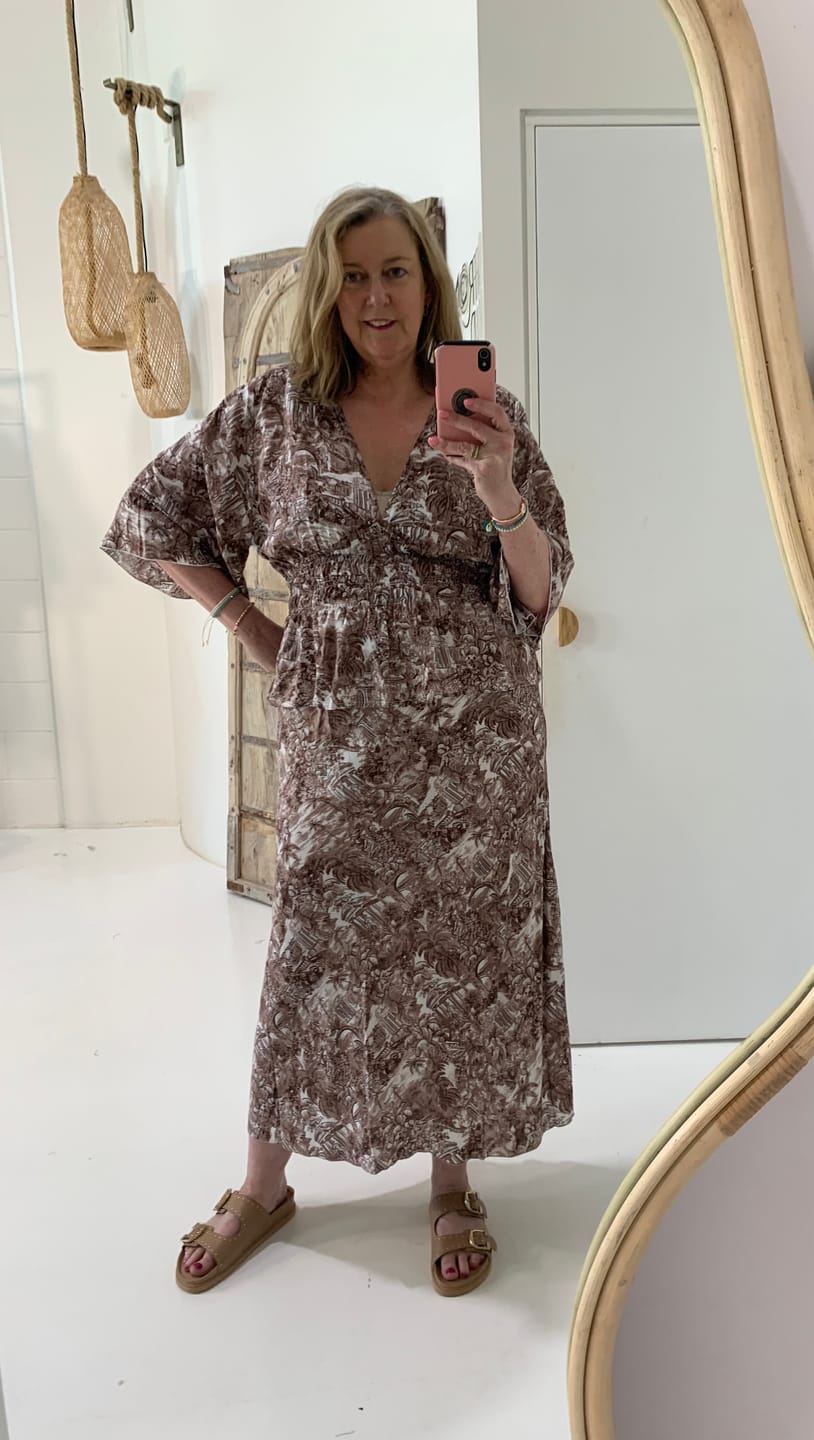 Customer photo review of Violet Skirt | Lost City Brown