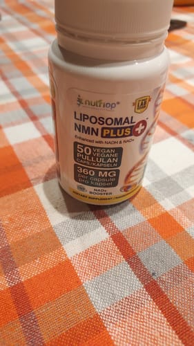 Customer photo review of Nutriop Longevity® Max Strength LIPOSOMAL NMN PLUS +, Enhanced with NADH & NAD+ - 360mg High-Potency Capsules (50 Count) - 18g