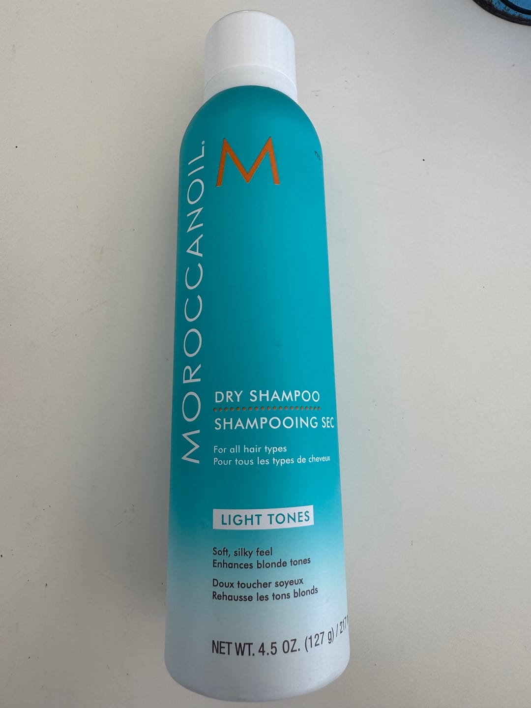 Customer photo review of Moroccanoil Dry Shampoo for Light Tones - Oil Absorbing Formula