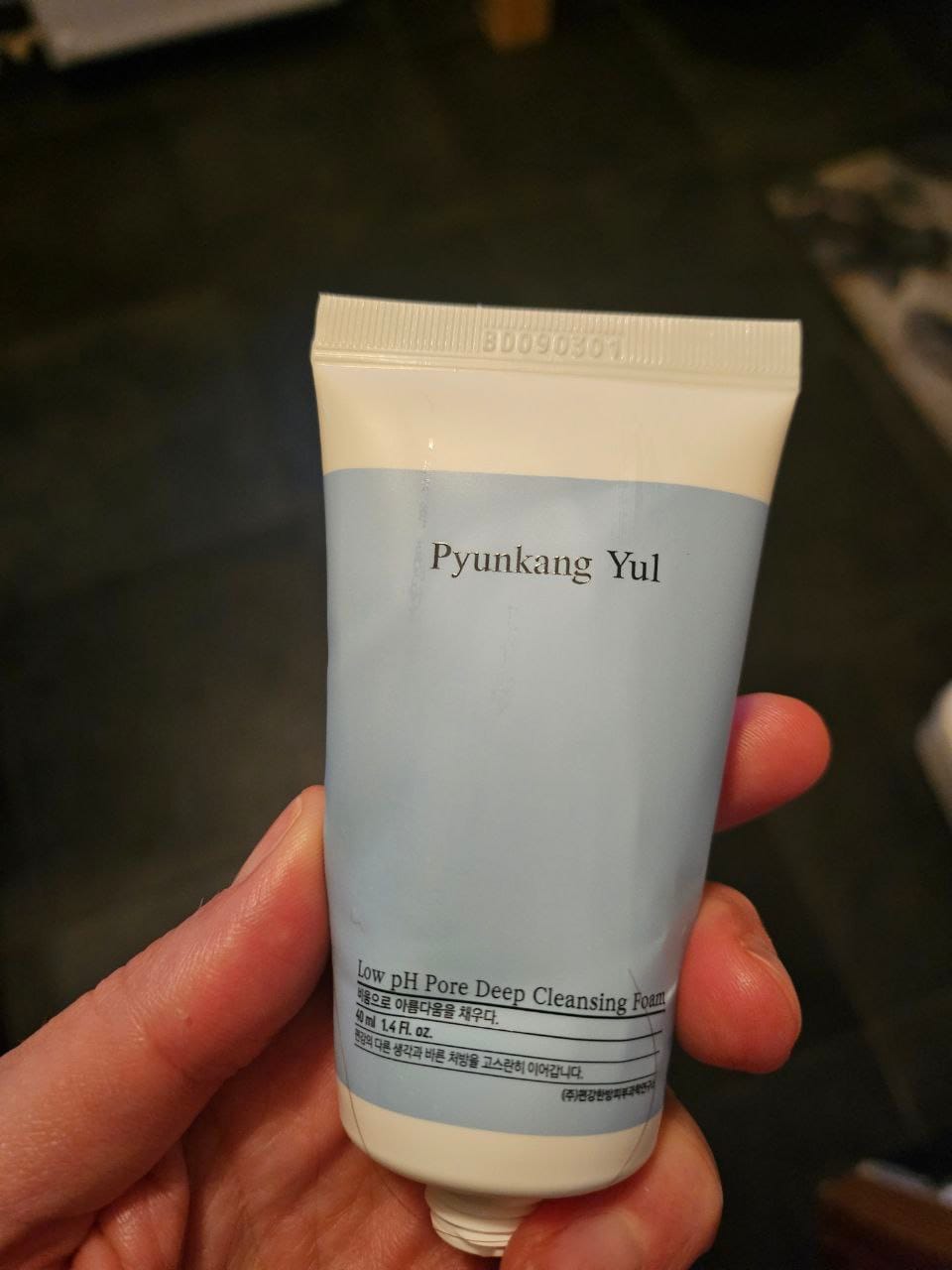 Customer photo review of Maigas putas sejas tīrīšanai Pyunkang Yul Low pH Pore Deep Cleansing Foam