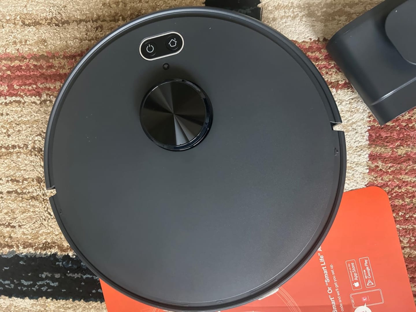 Customer photo review of Robotstofzuiger V8 Pro – Volautomatische reiniging met dweilfunctie, slimme navigatie en app-bediening voor moeiteloze schoonmaak