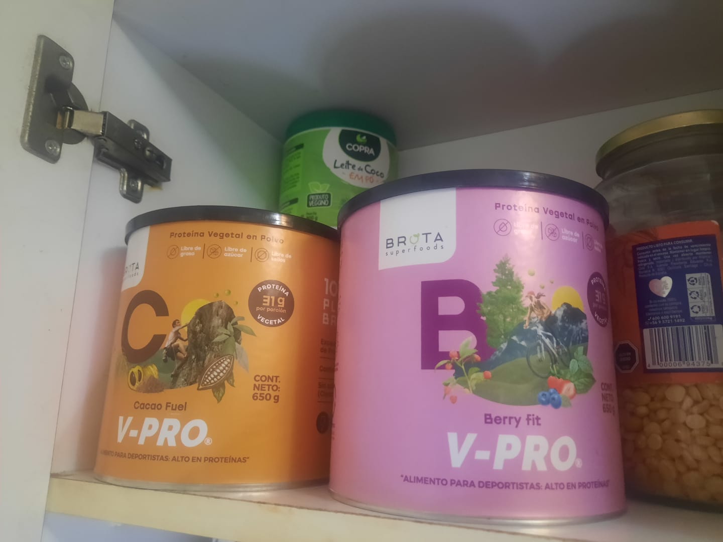 Customer photo review of Proteína en polvo V-pro Cacao Fuel