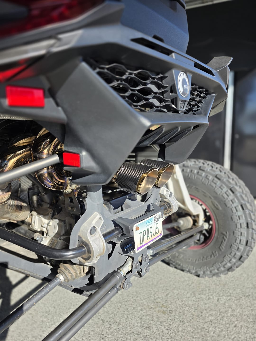 Customer photo review of RPM Can-Am Maverick R 3" Sport Muffler - Slip On Sport Exhaust
