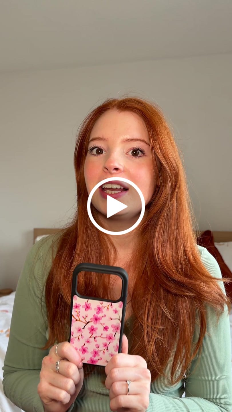 Customer video review of Cherry Blossom - iPhone 17 Pro Max Case