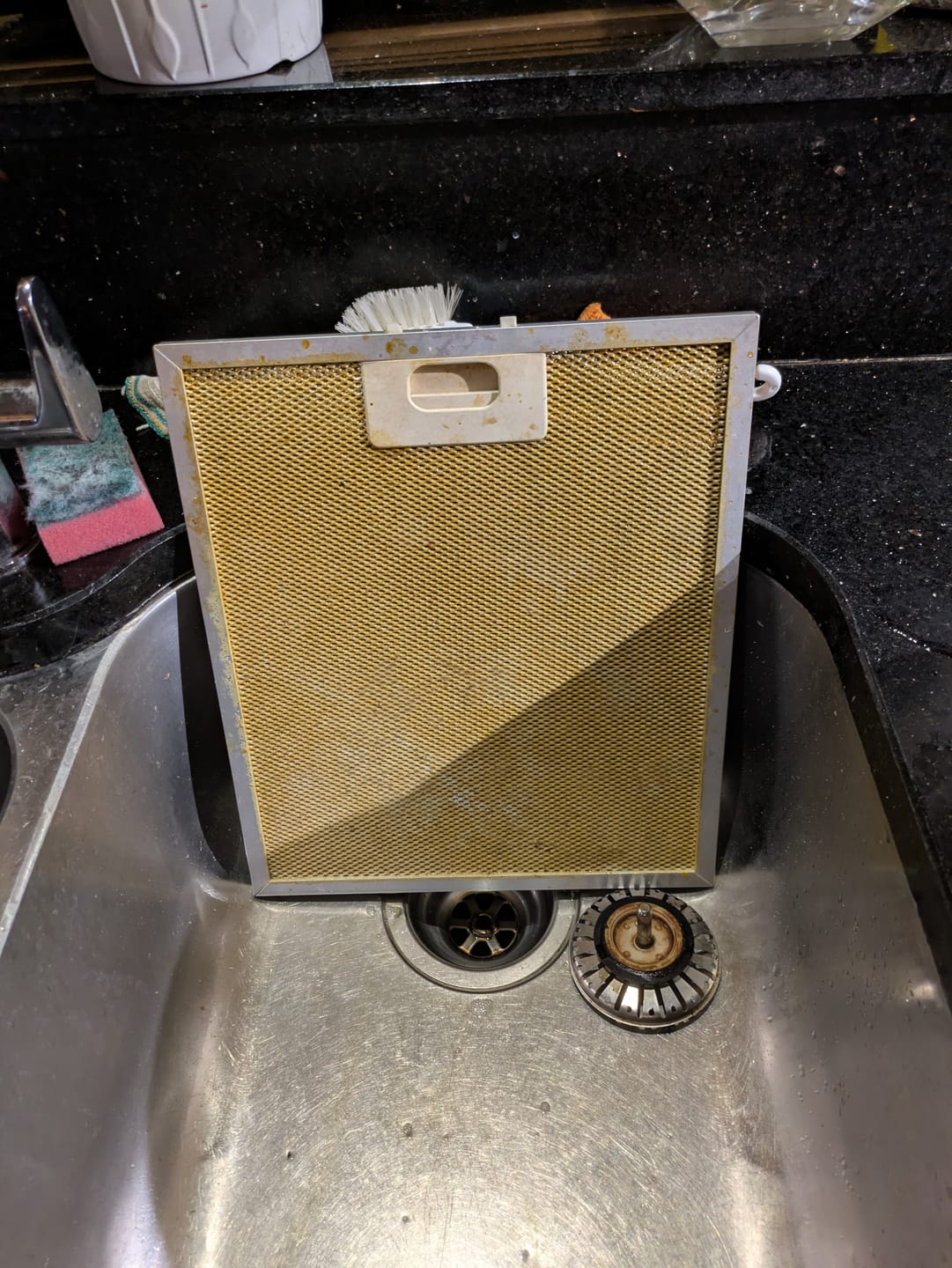 Customer photo review of Genie Grease Be Gone