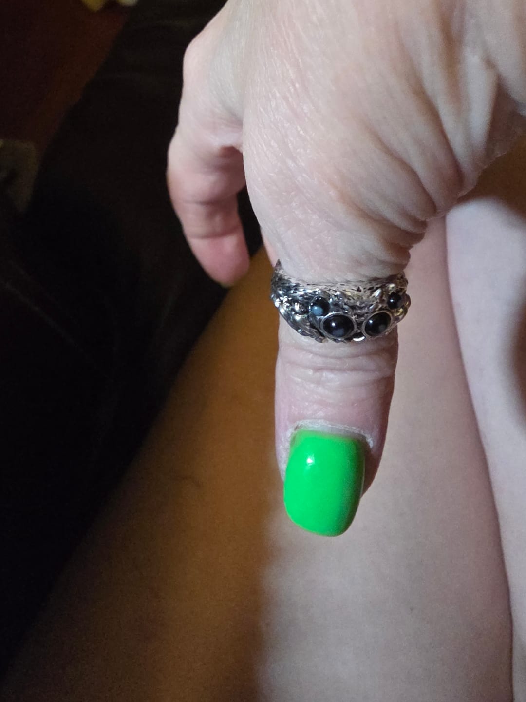 Customer photo review of FREE Today: Jumping Spider Ring