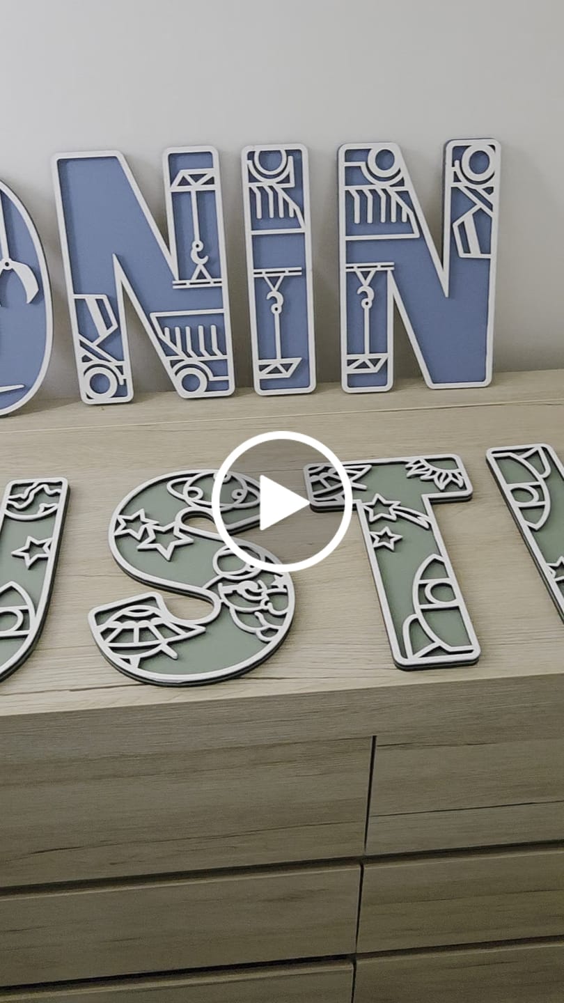 Customer video review of Space Letters Large
