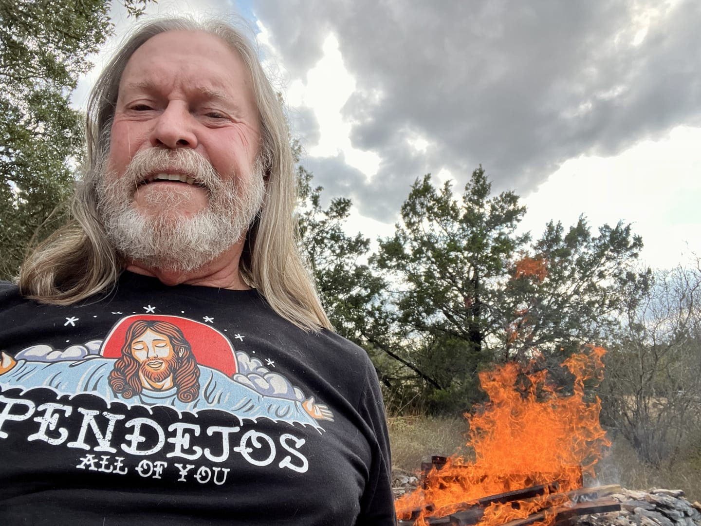 Customer photo review of Pendejos, All Of You Old School OG T-shirt