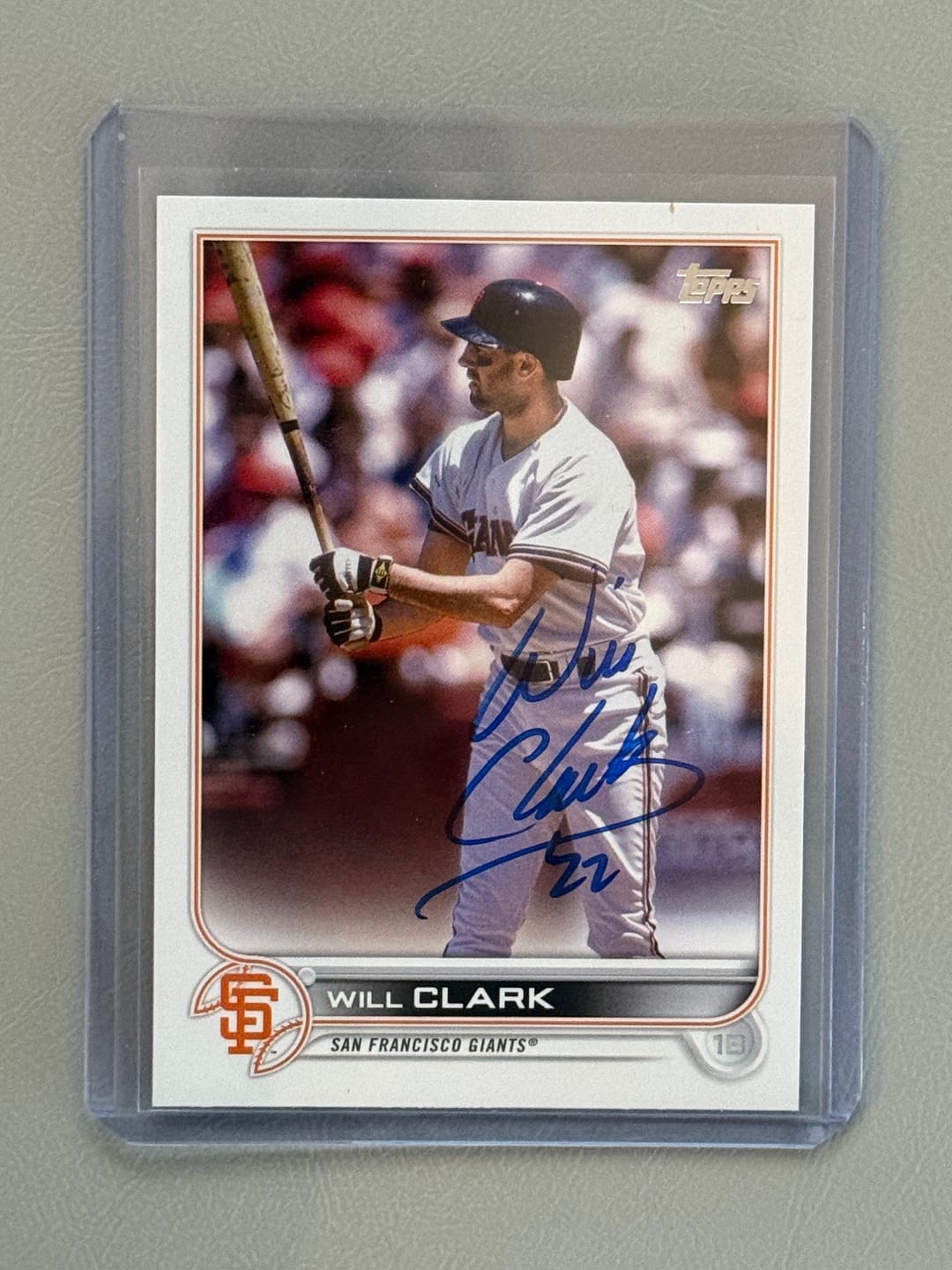 Customer photo review of Will Clark Autograph Signing