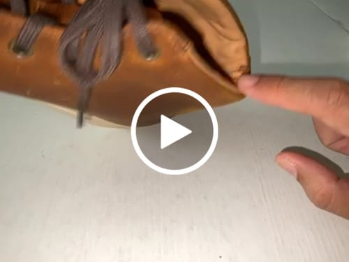 Customer video review of Classic Mid-Tops Sneaker - luosjiet®Sneakers -  Brandy Crazy Horse Cowhide