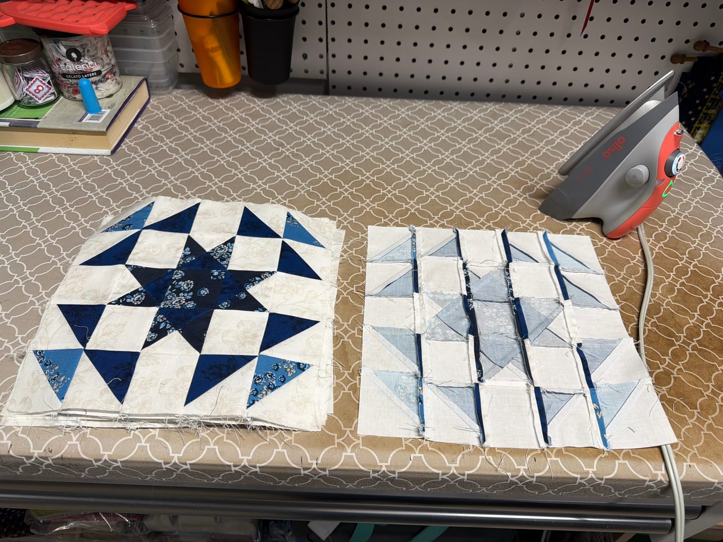 Customer photo review of Block Of The Month - Tulip Bellflower (104.5" x 104.5")
