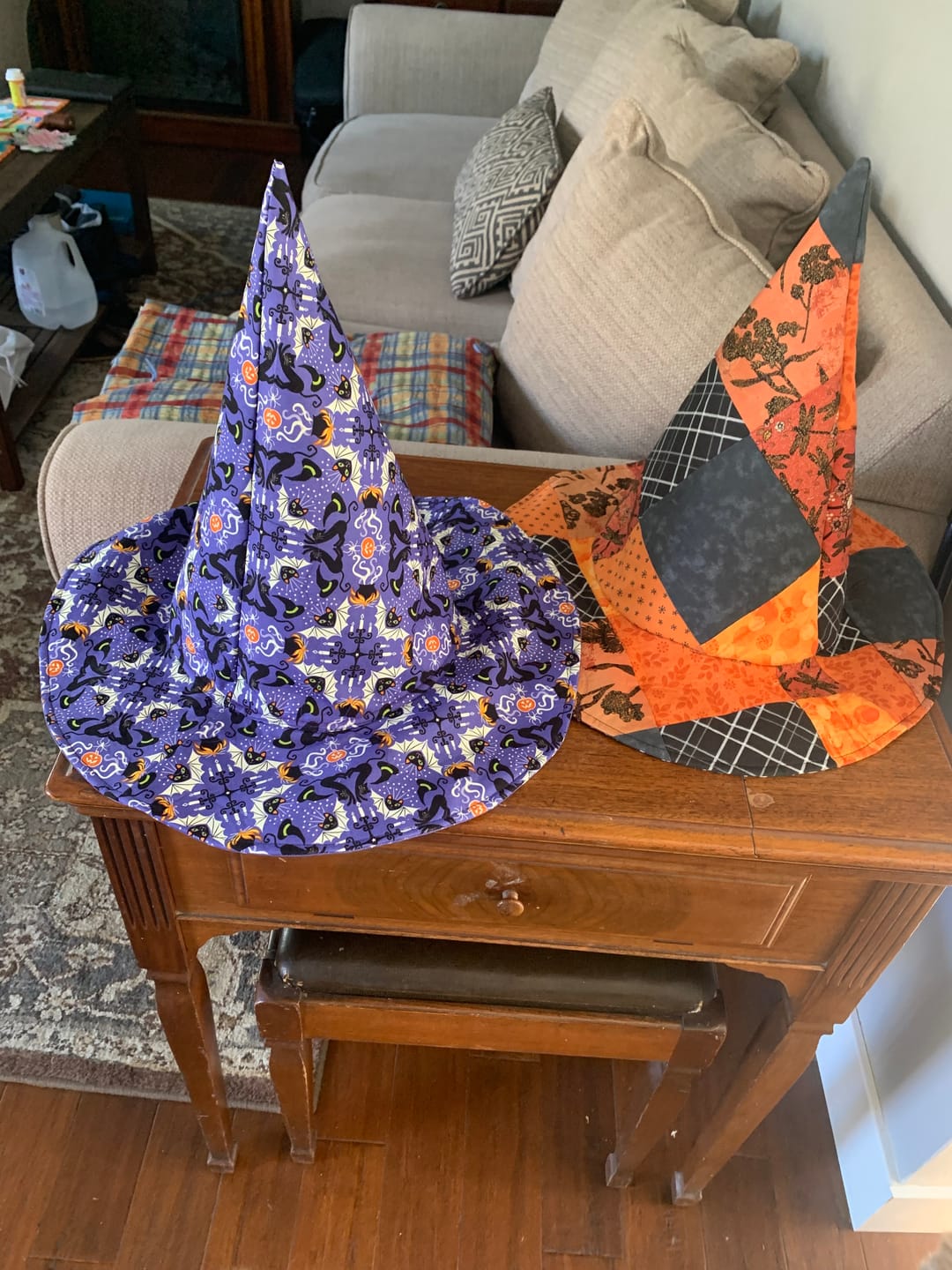 Customer photo review of Spellbound Quilted Witch Hat Sewing Pattern | Digital PDF Pattern