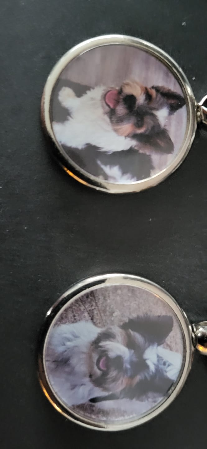 Customer photo review of Schlüsselanhänger mit Hundefoto