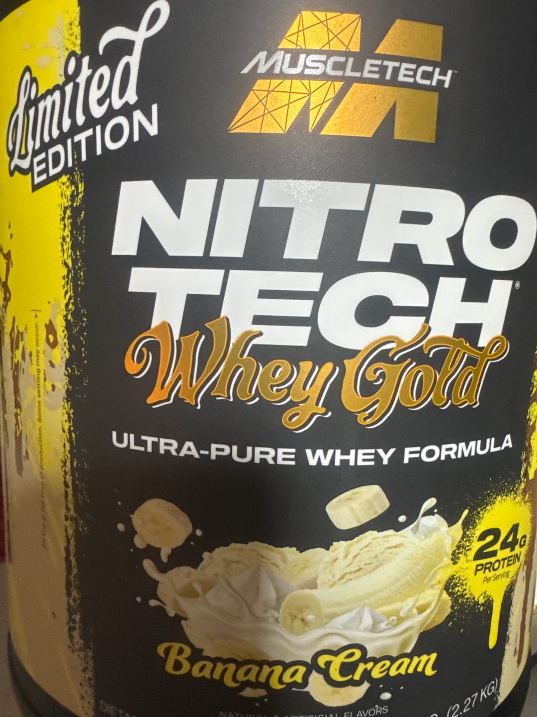 Customer photo review of Muscletech Nitro-Tech 100% Whey Gold 5 Lb