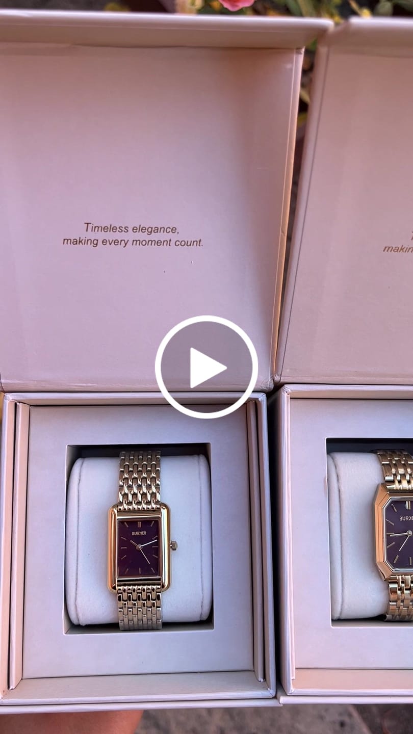 Customer video review of Olivia Gold Burgundy