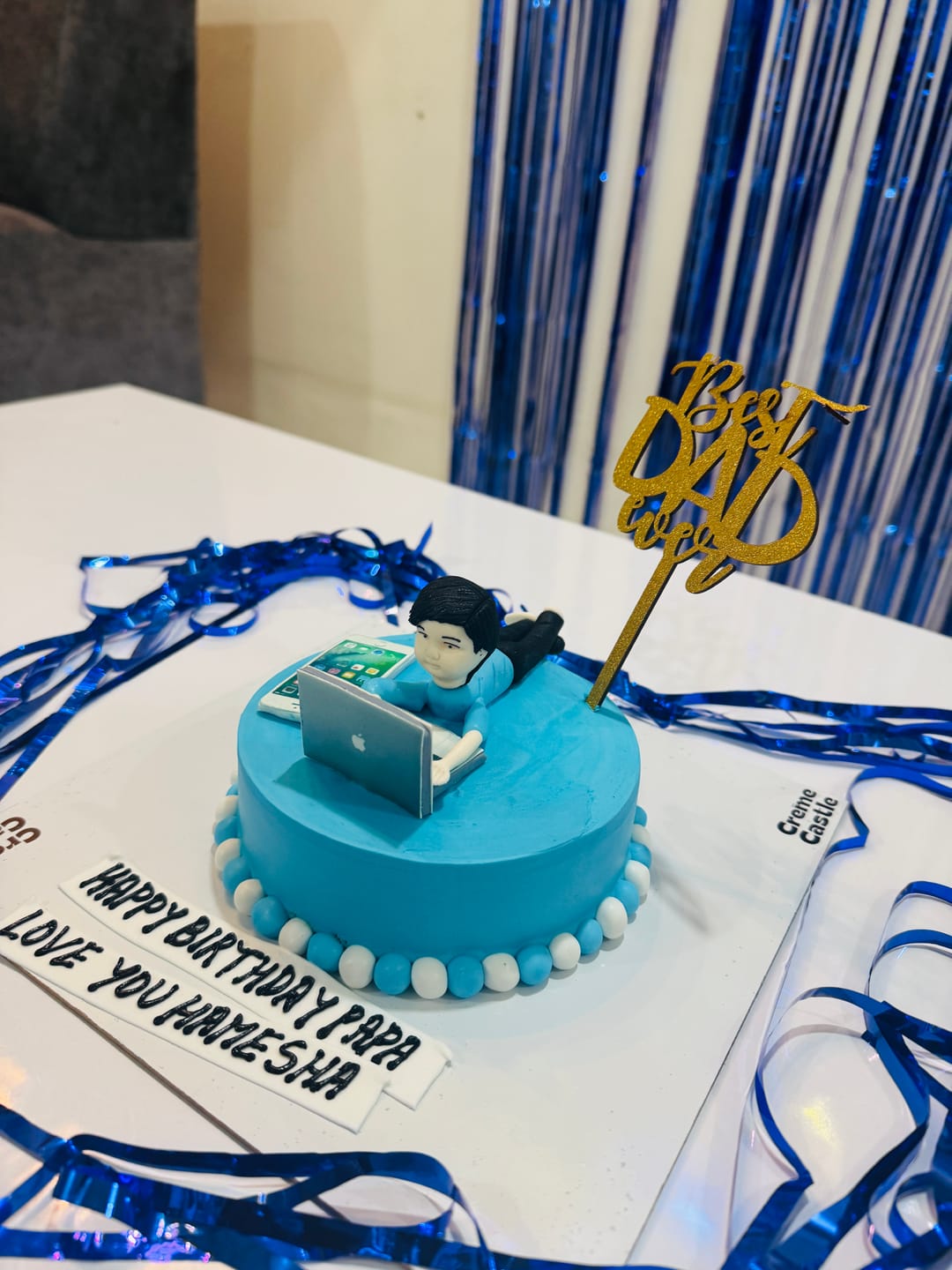 Customer photo review of Cake for a workaholic