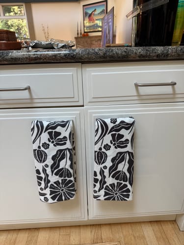 Customer photo review of Subtle F*ck Trump Toile de Jouy Hand Towel