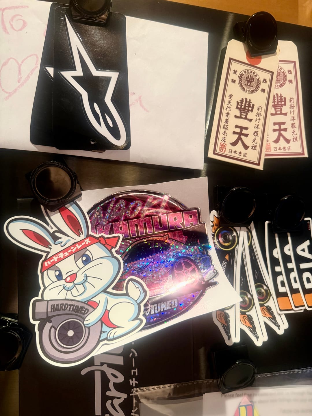 Customer photo review of Easter Bunny Turbo Sticker