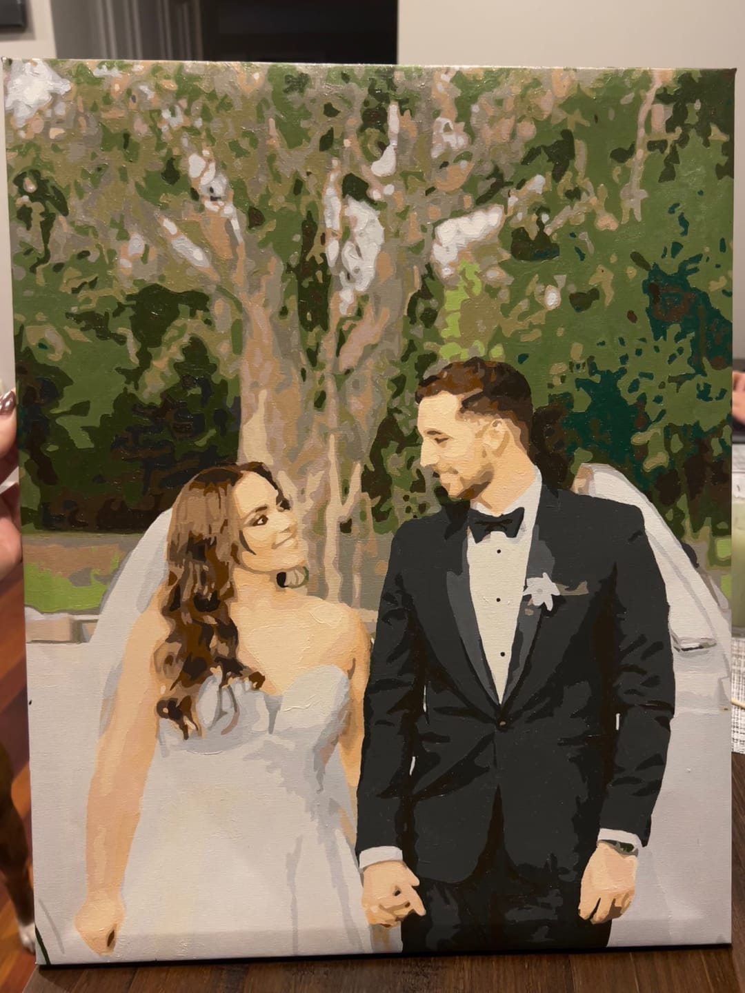 Customer photo review of Custom Special Occasion – Paint by Numbers