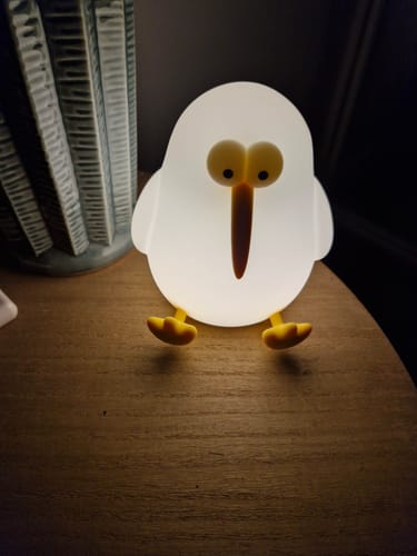 Customer photo review of Kiwi bird Silicon night light