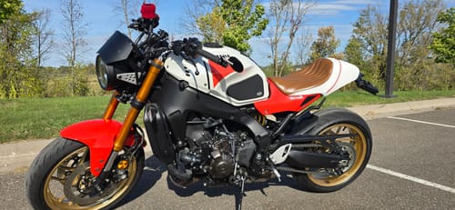 Customer photo review of XSR900 Bar End Finishers & Mirror Kits - 2022+