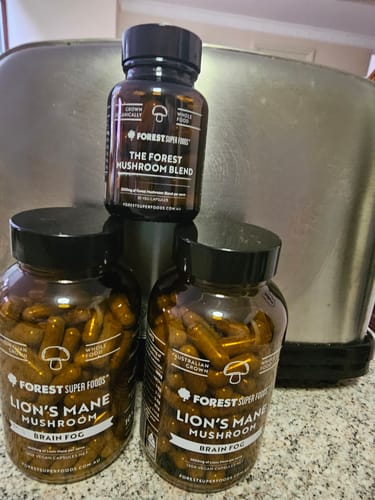 Customer photo review of Mini Mushroom Blend Capsules