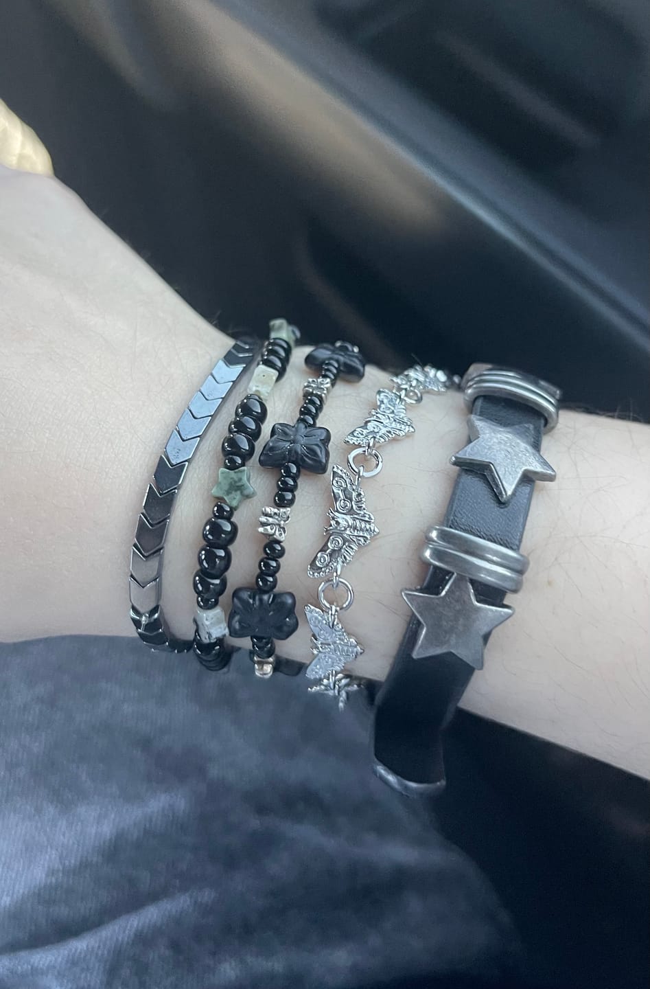 Customer photo review of MOTH BRACELET