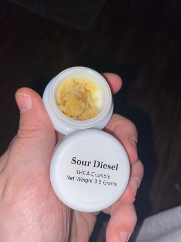 Customer photo review of Sour Diesel | THCA Crumble