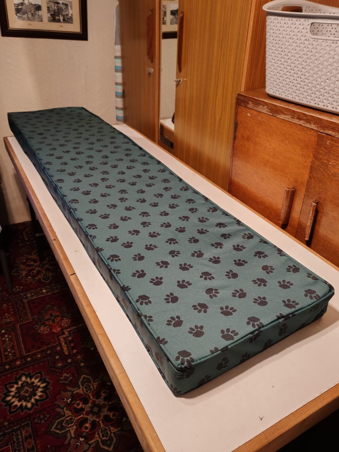 Customer photo review of Paw Print Heavy Duty Waterproof Fabric