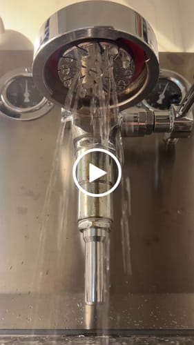 Customer video review of High Diffusion Espresso Shower Screen - LM, E61, HX, MV