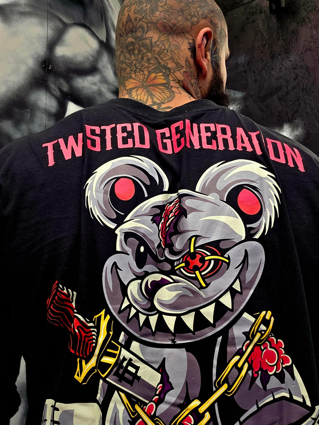 Customer photo review of Psycho Teddy Oversized T-shirt