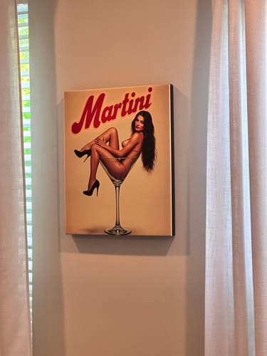 Customer photo review of Custom Pin Up Illustration