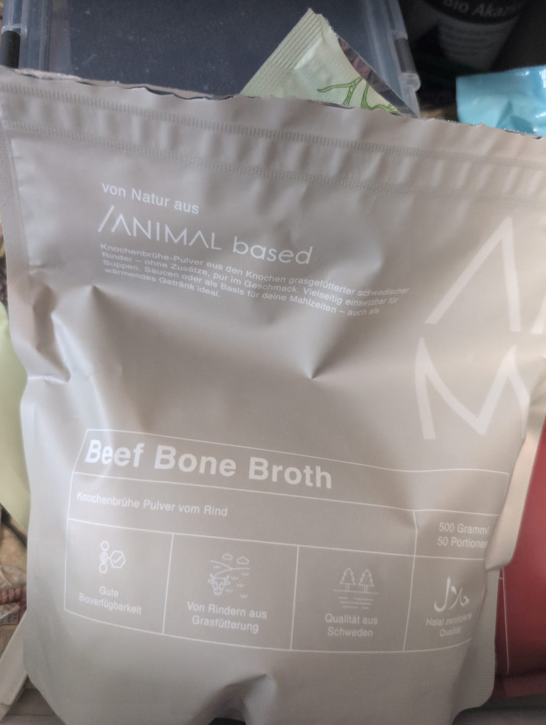Customer photo review of Knochenbrühe Pulver 500g