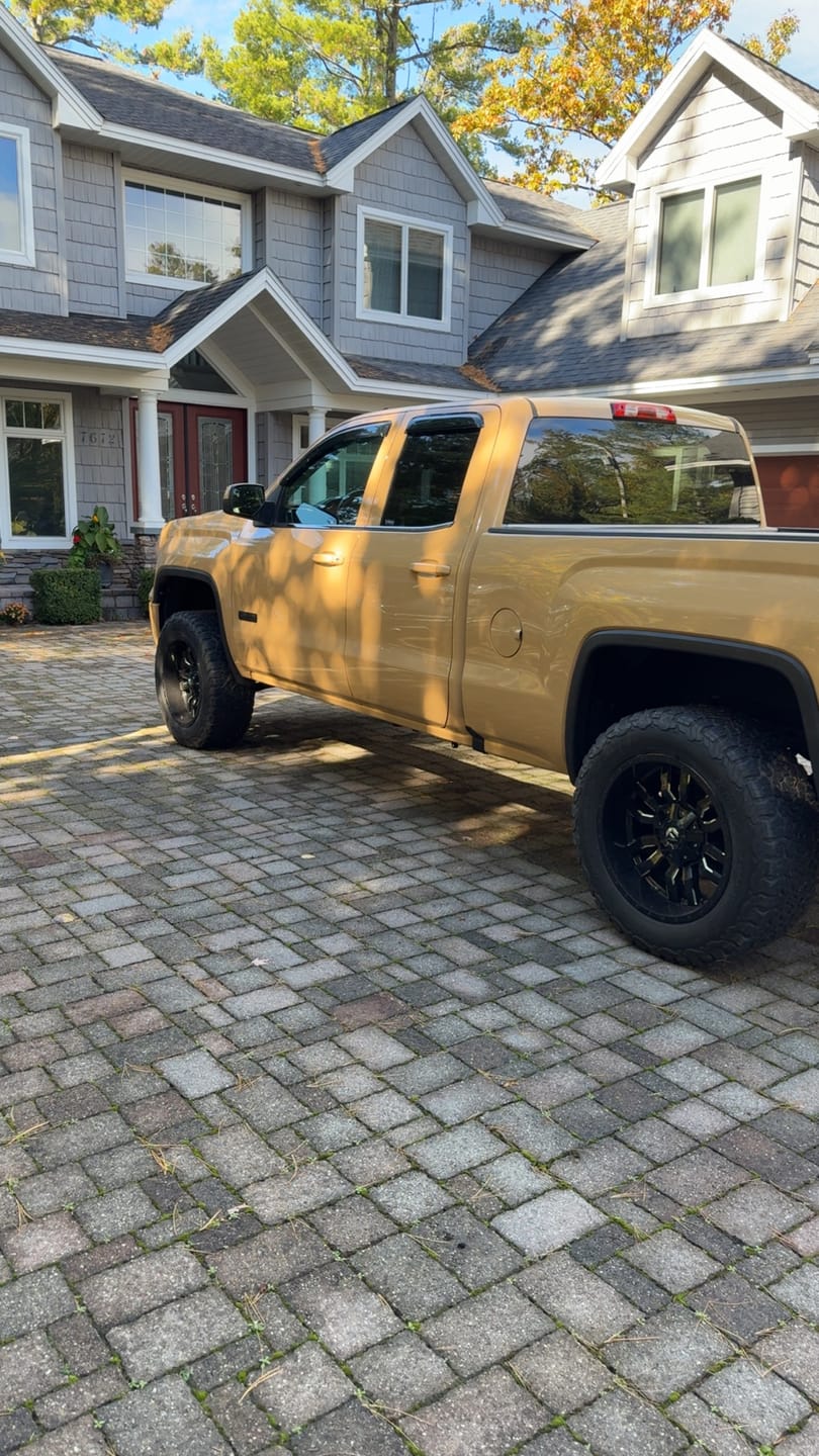 Customer photo review of High Glossy Decent Burlywood / Sand Vinyl Wrap