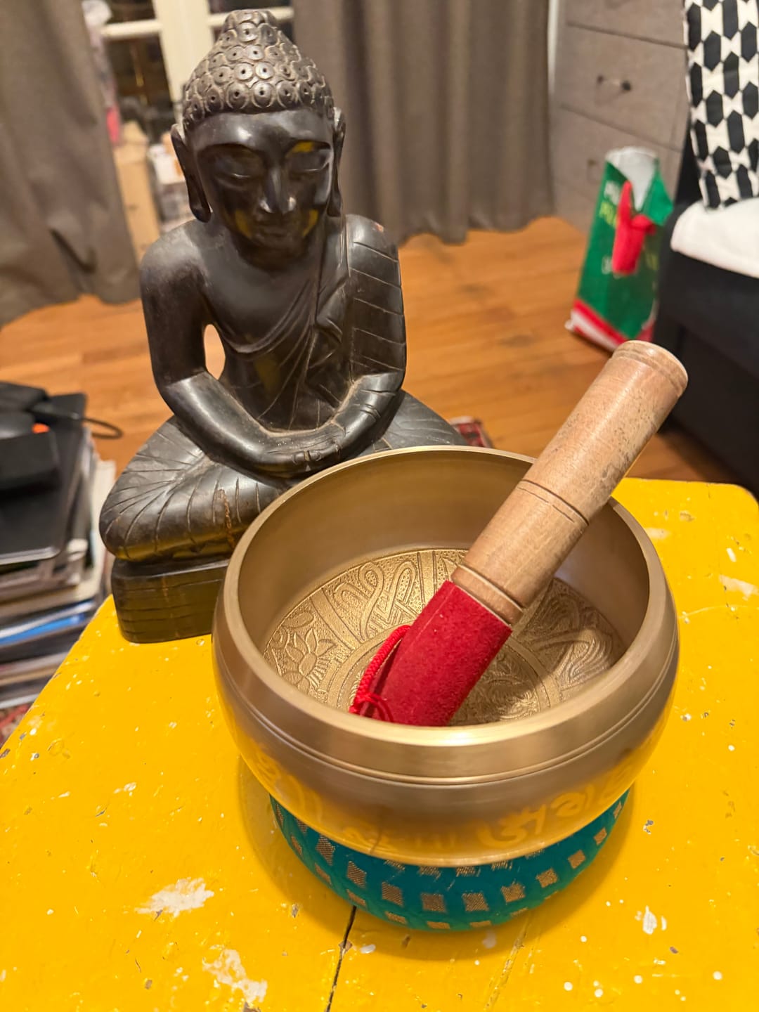 Customer photo review of Bols Tibétains 5 Bouddhas