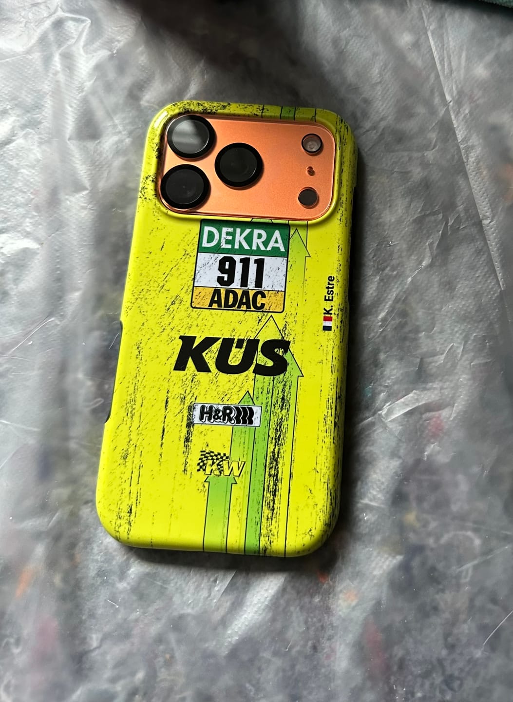 Customer photo review of Grello Porsche GT Livery - Individuelle Premium Hülle für iPhone