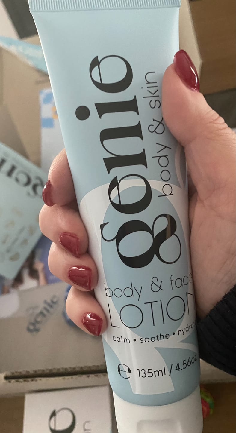 Customer photo review of Genie Body Lotion - Duo pack