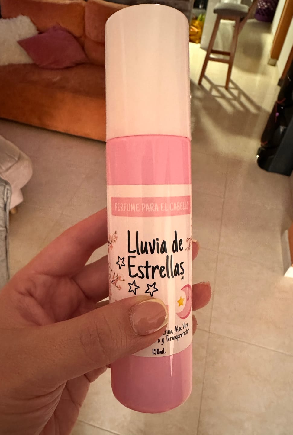 Customer photo review of PERFUME PARA EL CABELLO CANDY