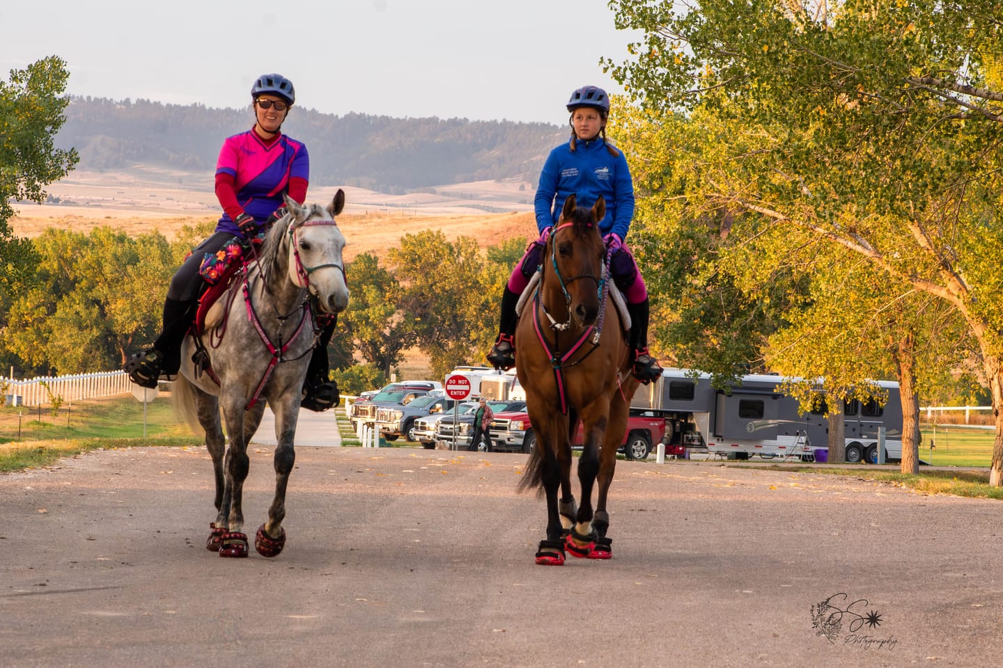 Customer photo review of Renegade® Viper Shield™ Hoof Boot - Dark Rose