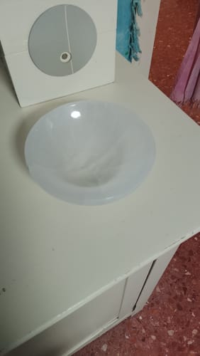 Customer photo review of Cuenco de Selenita || Limpieza de Minerales