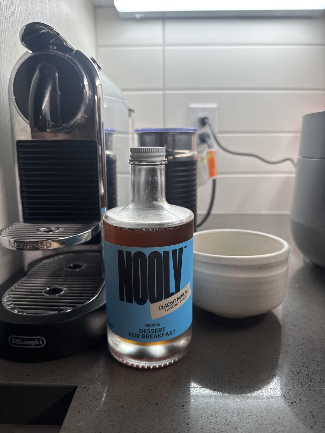Customer photo review of Vanilla Coffee Syrup