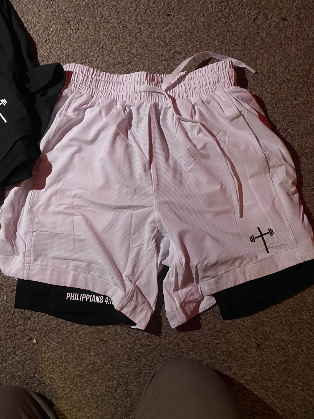 Customer photo review of Signature Tech Liner Shorts