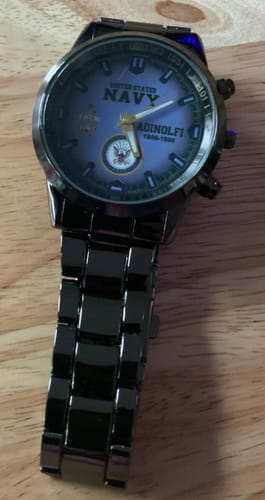 Customer photo review of American Military Watch - Personalized Watch