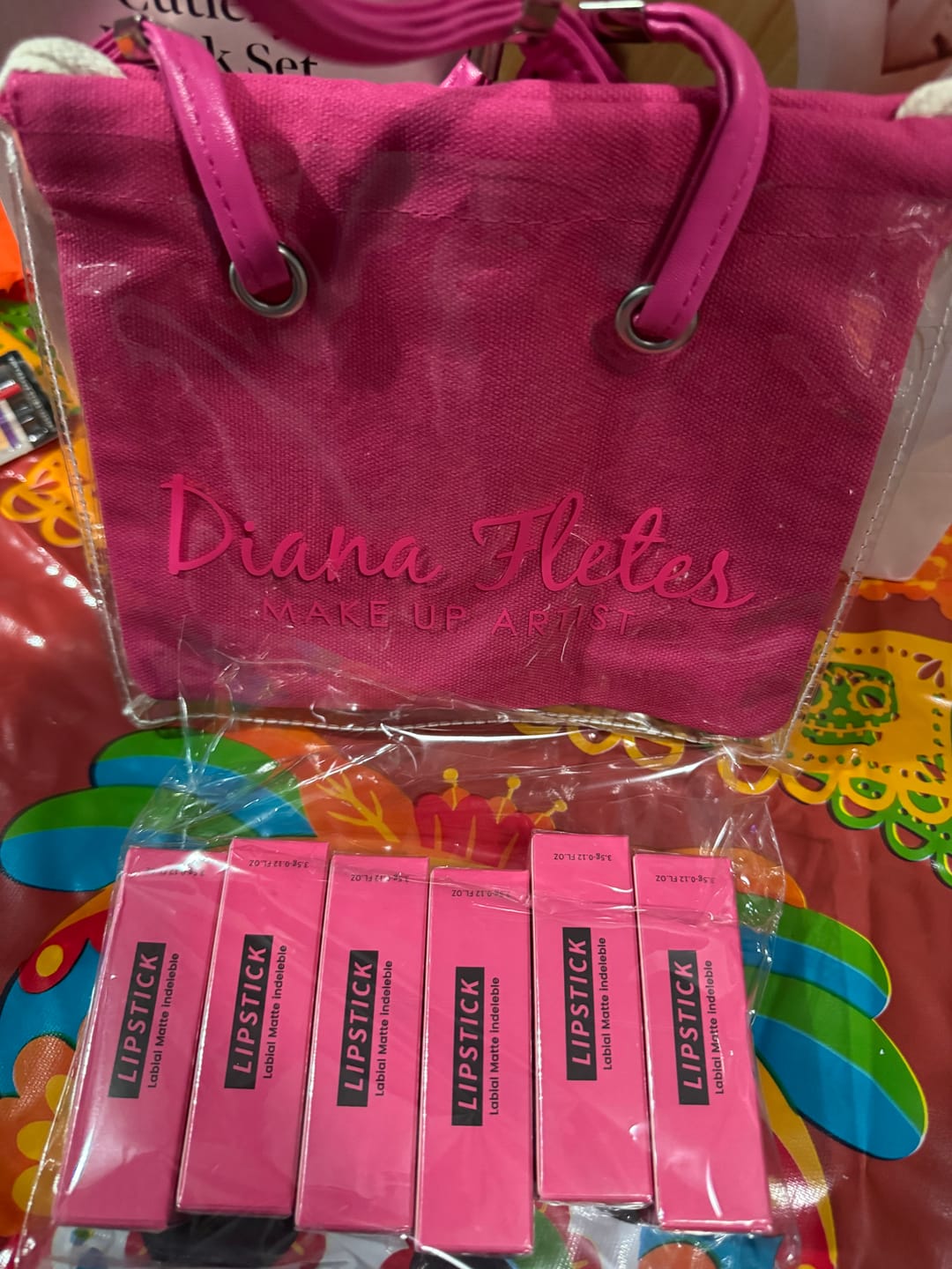 Customer photo review of Pink Set ( S ) Labiales Matte Diana Fletes