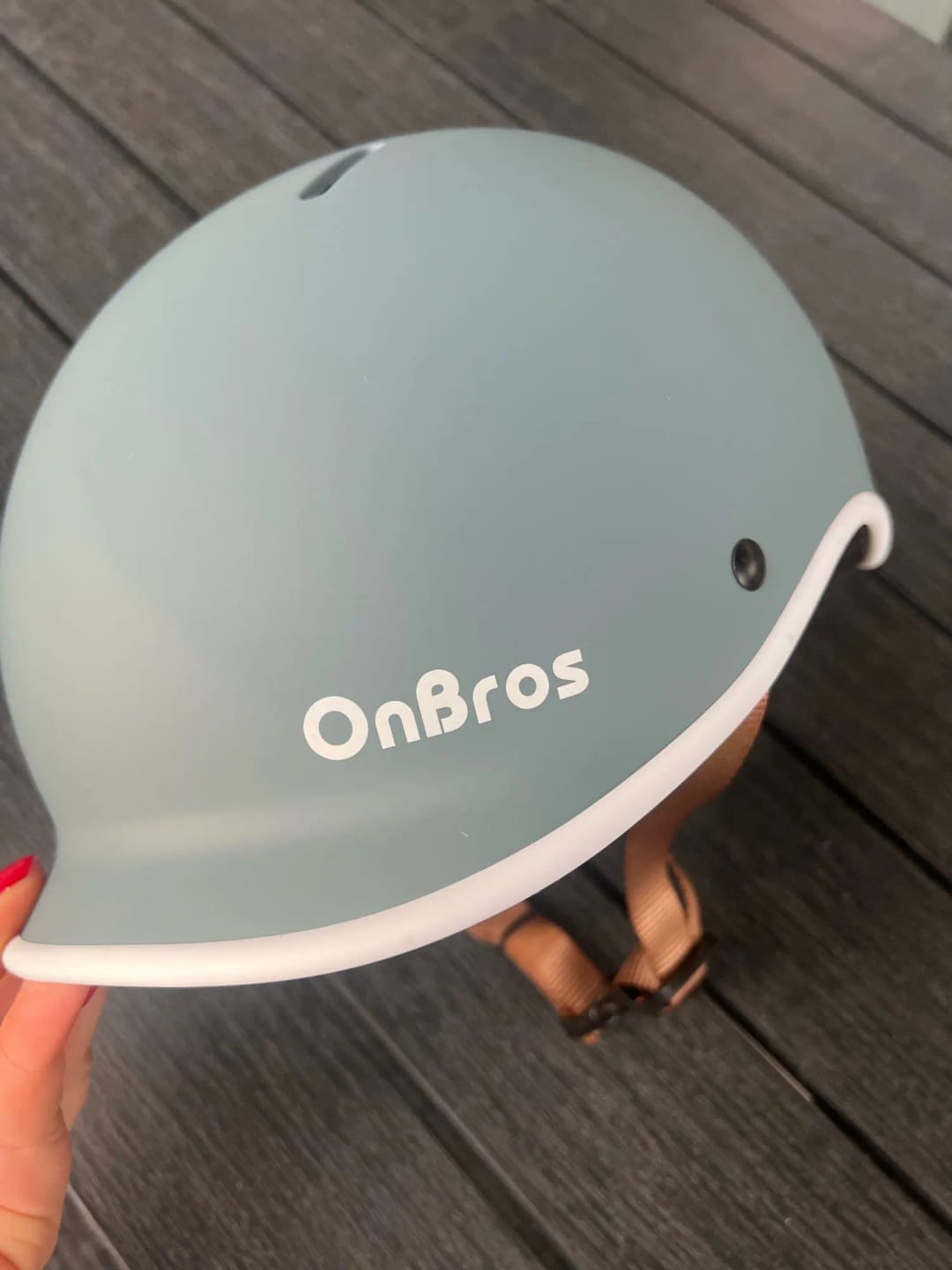 Customer photo review of Casque Urban Ride – Un casque de vélo élégant et confortable